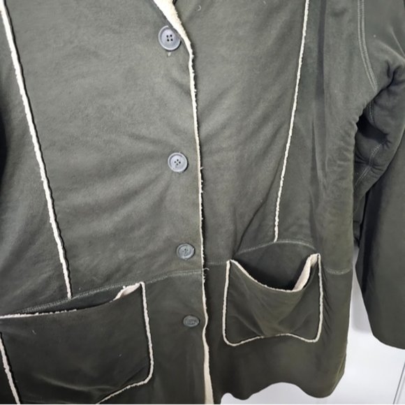 Green Spanner 1X 2X Coat plus size - Picture 3 of 8